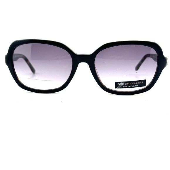 BCBGMAXAZRIA Ecstatic Black Laminate Plastic Sunglasses‎ Frame 55-18-130 H13408 main image 7